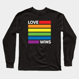 Pride Flag - LGBT Love Wins - Rainbow Parade Long Sleeve T-Shirt